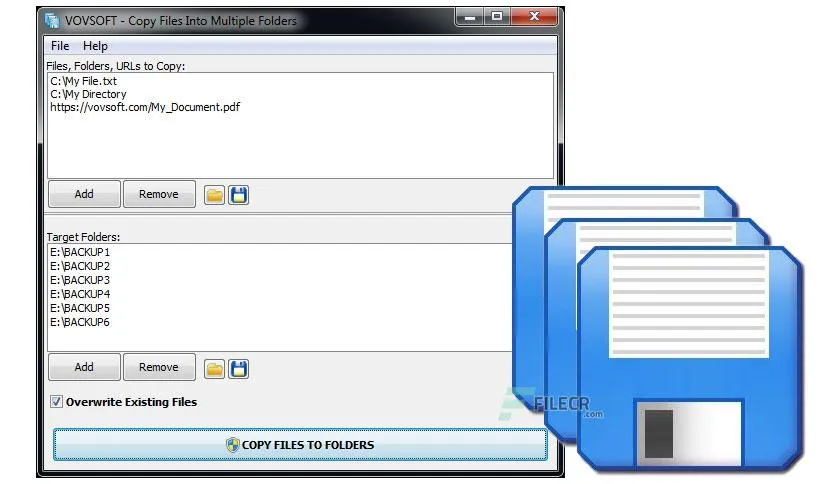 VovSoft Copy Files Into Multiple Folders 7.0 Download